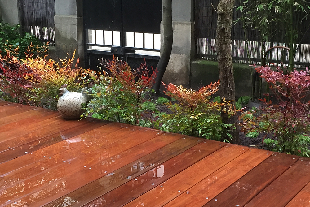 Terrasse en bois exotique ou en carrelage Pose de pavés Arrosage automatique Éclairage extérieur Aménagement de jardins Colombes-92-atelier-pascal-noyere